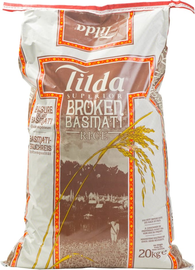 Tilda - Superior Gebroken Basmati Rijst - 20 kg