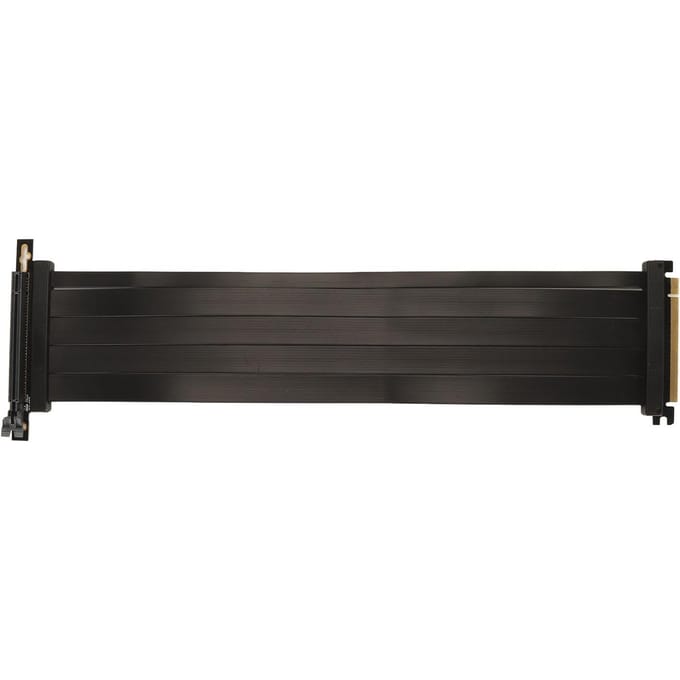 PCIE 4.0 X16 Riser Kabel Hoge Snelheid Flexibele Afscherming 90 Graden Connector GPU Verlengkabel voor black