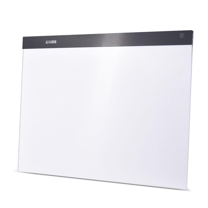 A2-tekentablet LED Digitale grafische lichtblokdoos Schilderen Tracing Panel Copyboard Traploos instelbare helderheid USB-voeding gray