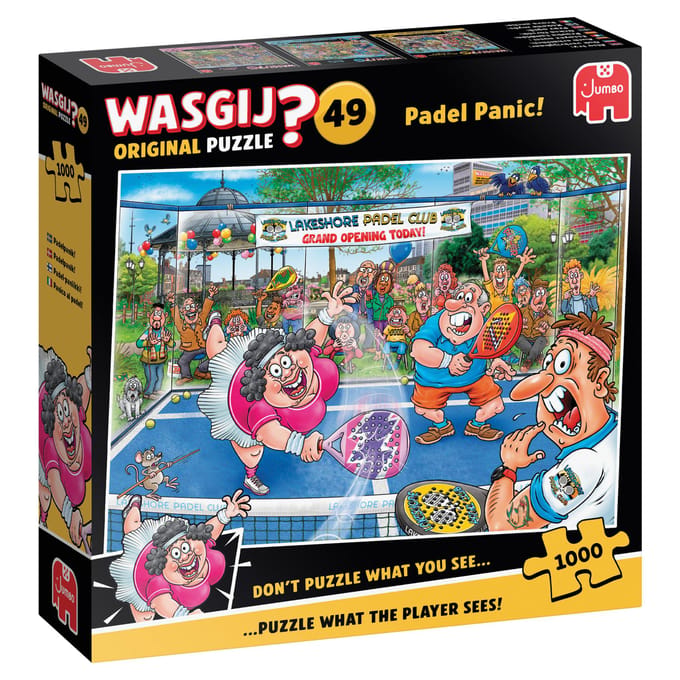Jumbo WasGij Original 48 - Padel Panic - 1000 stukjes Volwassenen puzzels