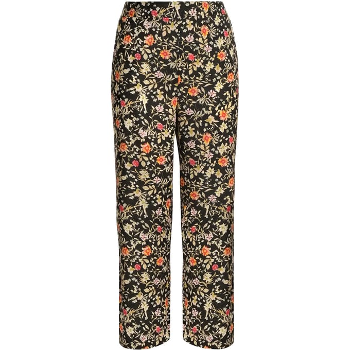 Dames bloemenprint broek Mat Fashion Wide Leg