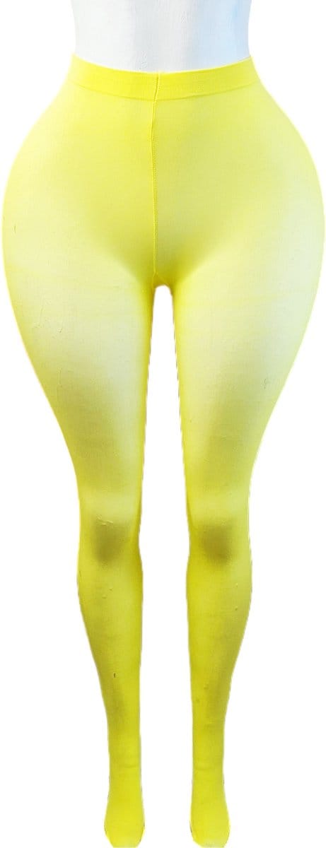 BamBella ® - Panty - onesize - maillot pantys Dames - Onesize - fel geel