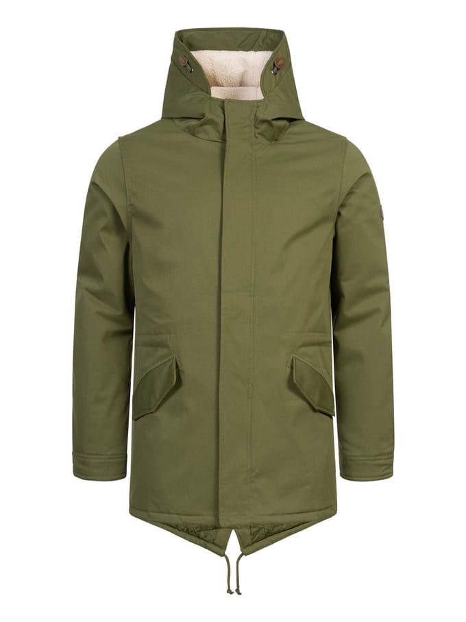 Alessandro Salvarini heren winterparka met teddovoering en capuchon
