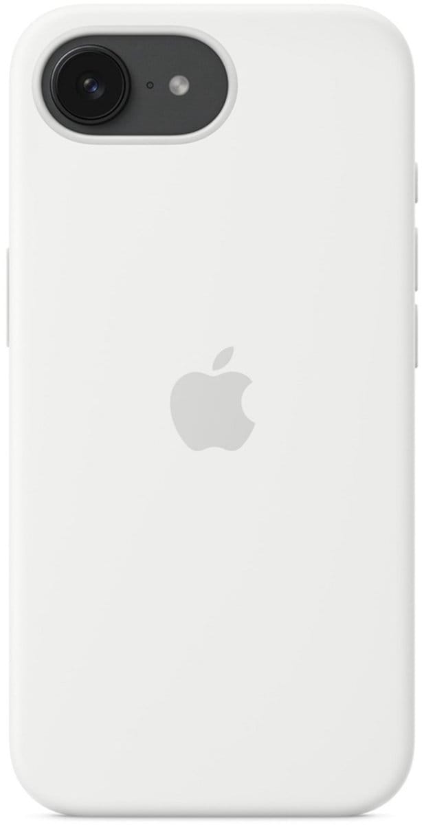 Apple - Siliconenhoesje - iPhone 16e - Wit