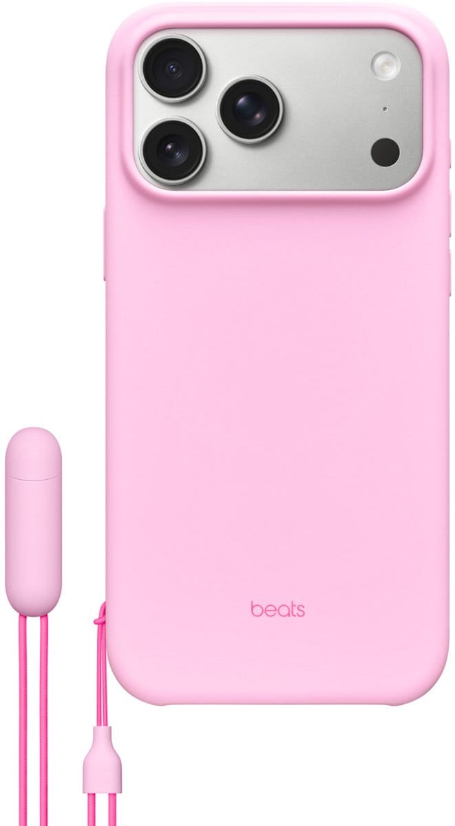 Apple Beats iPhone 17 Pro Kickstand Case with MagSafe and Camera Control - Pebble Pink