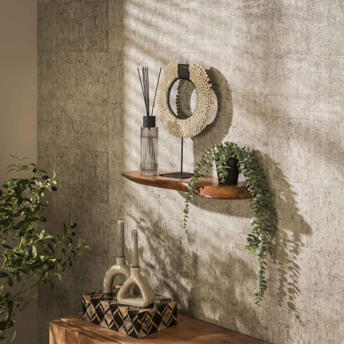Hoyz Collection - Wandplank 60cm Organic - Massief Acacia - 60cm