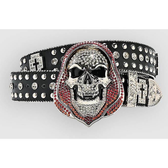 Broken Promises Shriek Rhinestone Riem patroon