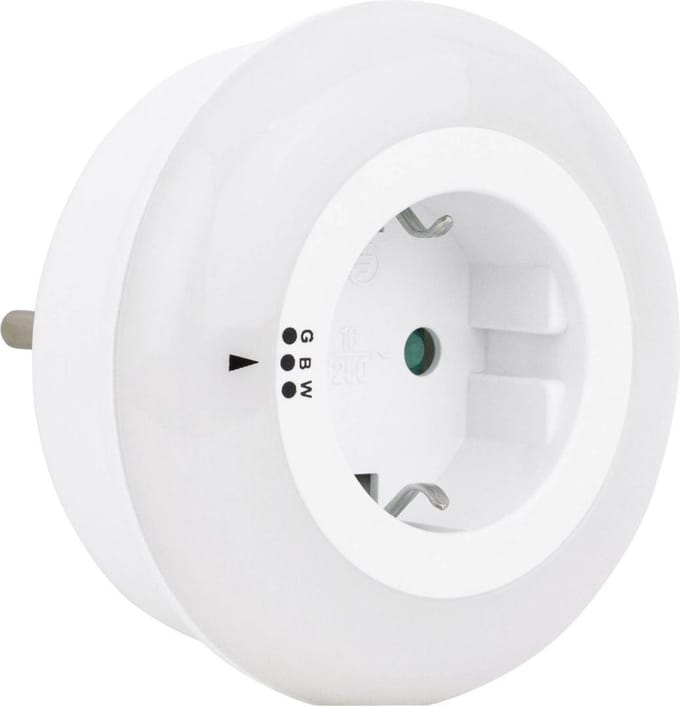 LED nachtlampje met schemersensor