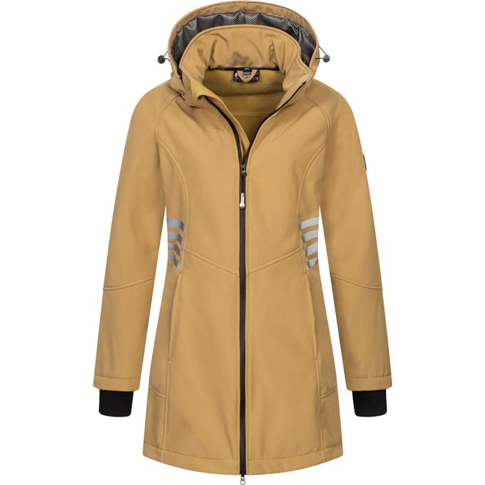 Arctic Seven Dames Softshell Jas AS-305 – Lang, Waterafstotend, Reflecterend