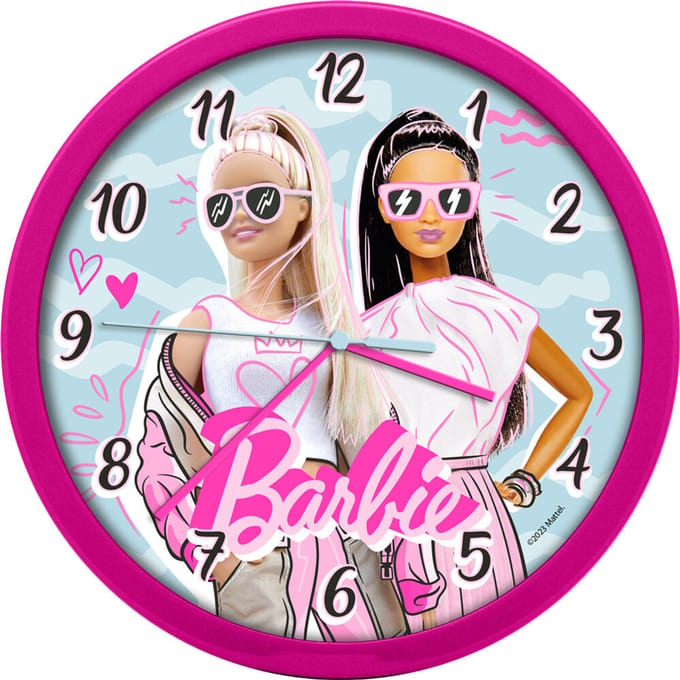 Barbie wandklok