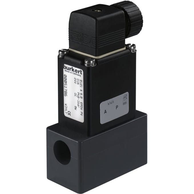 Magneetventiel G3/8'' NO Plastic FKM -1bar/0-15psi 24VDC 0121 49033
