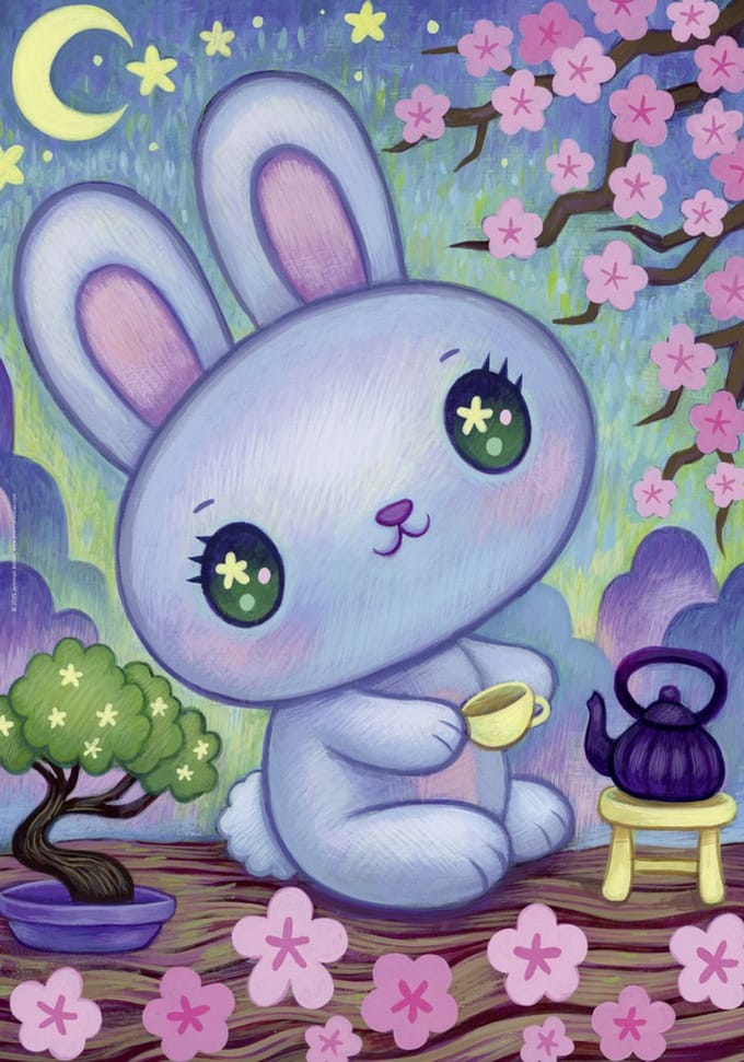 Heye puzzel Bunny Zen Garden 500 stukjes - Dreaming serie.