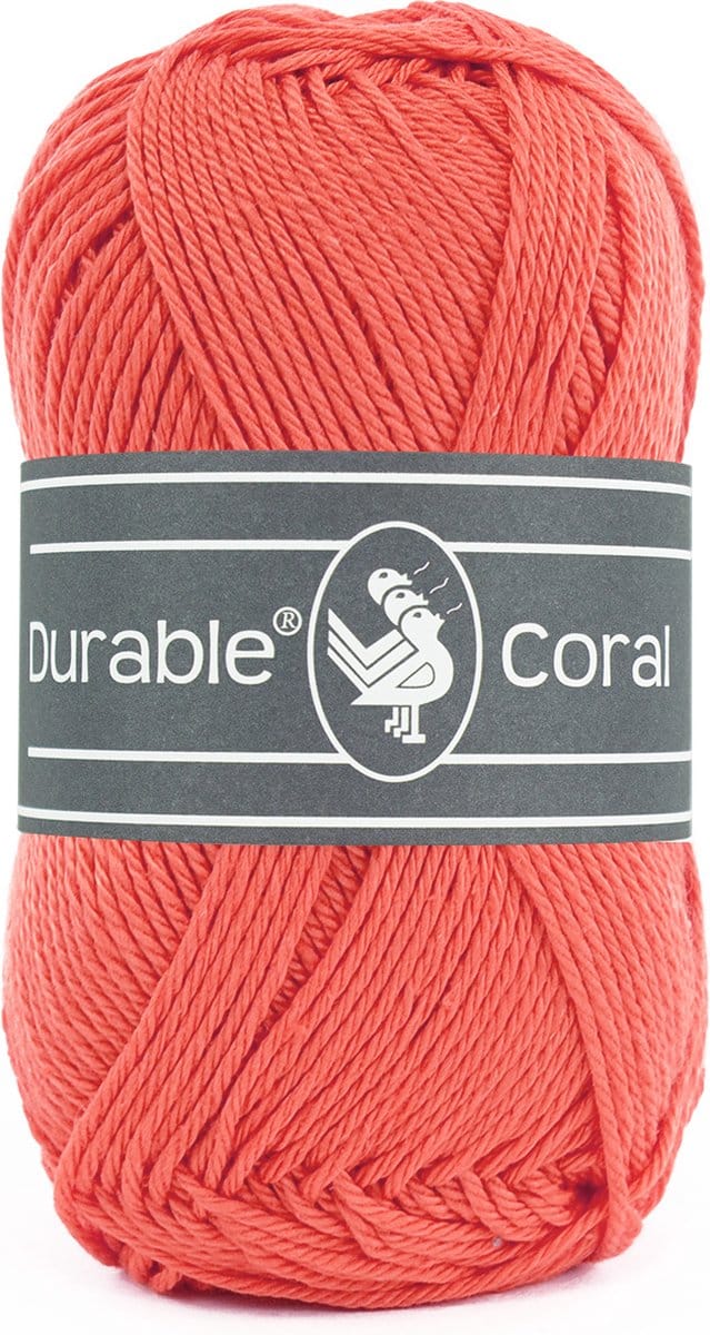 Durable Coral - 2190 coral - Gemerceriseerd Katoen Garen