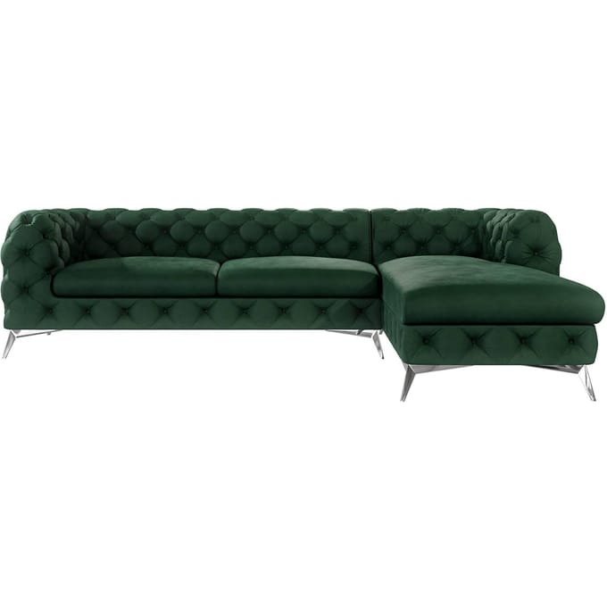 Hoekbank Noralie rechts velvet | Ropez
