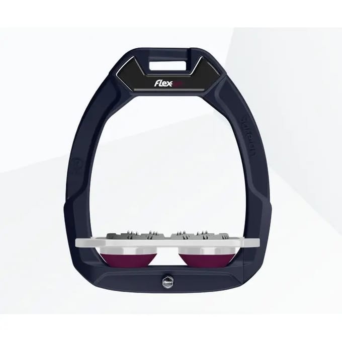 Plat Ultra Grip Veiligheidsijzers Marine/Grijs/Pruim Flex-On Safe-On