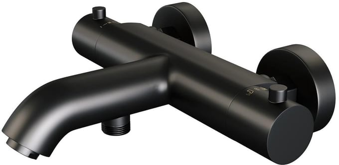 Brauer Black Edition - Opbouw Baddouche Thermostaatkraan - Mat Zwart