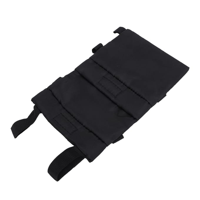 Sac pour béquilles Portable Polyvalent Pochette de rangement pour béquilles axillaires pour béquilles universelles black