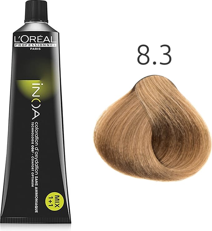 L'Oréal Professionnel - Haarverf - iNOA - 60ML - 8.3