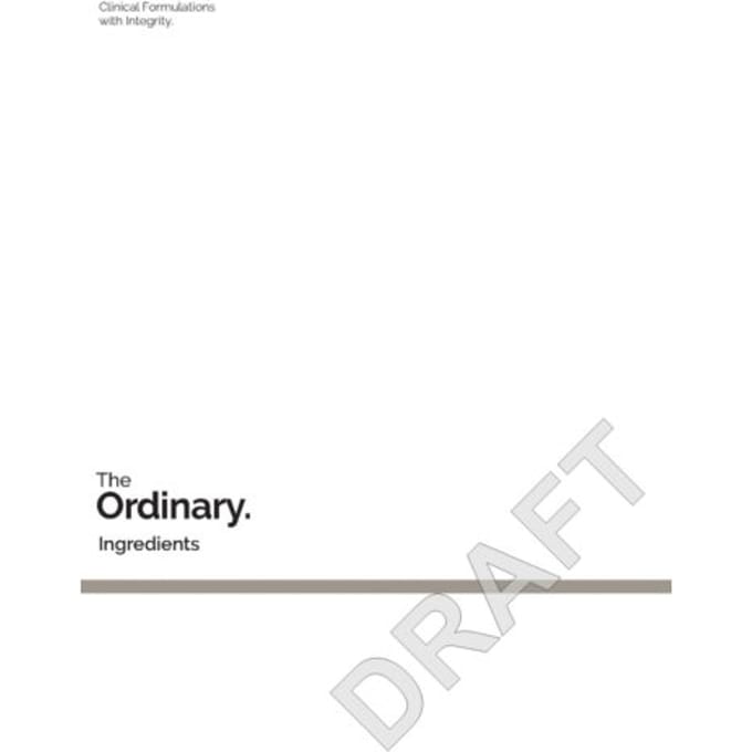 The Ordinary - The Ordinary