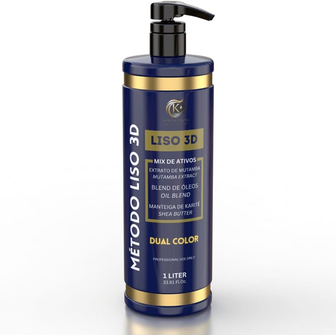 Kerastinni | Método Liso 3D Permanent Straightening Treatment | 1000ml / 33.81 fl.oz.