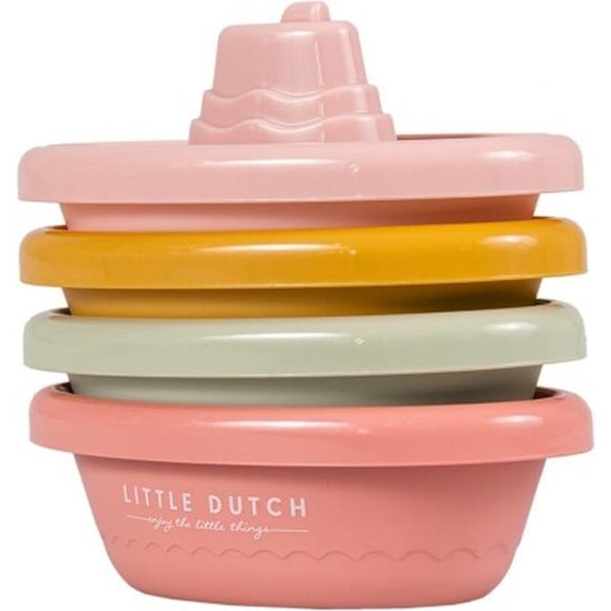 Little Dutch stapelbare badbootjes - 4 stuks Pink dames
