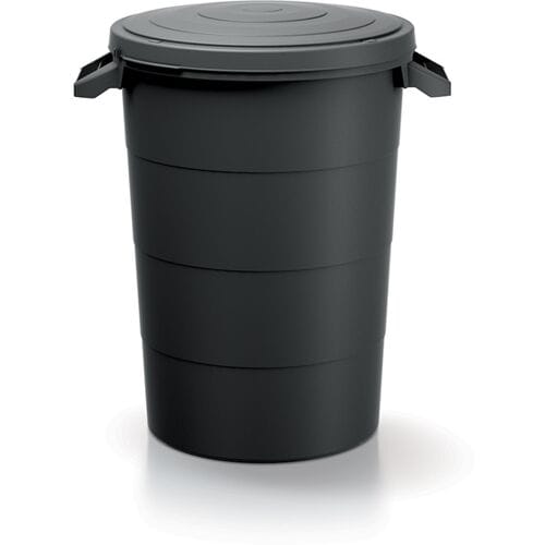 Prosperplast Keden SMOOTH - Afvalbak / Prullenbak - 80L - Zwart