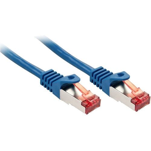 LINDY 47357 RJ45 Netwerkkabel, patchkabel CAT 6 S/FTP 7.50 m Blauw Afgeschermd 1 stuk(s)