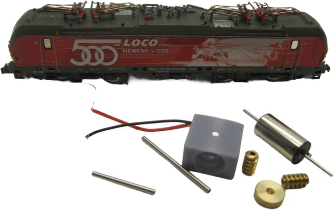 micromotor nf028C N ombouwset voor Fleischmann Vectron, BR 193 (DB SBB PKP CD Lokomotion) u.a.