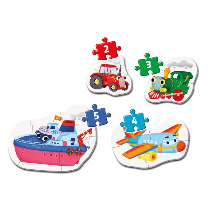 Clementoni - Puzzel - my first 2, 3, 4, 5 stukjes Transport