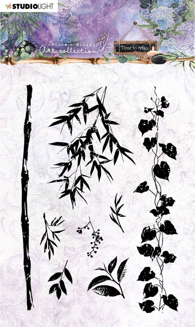 Studio Light -Clear stamp A6 Jenine's mindful art nr.19