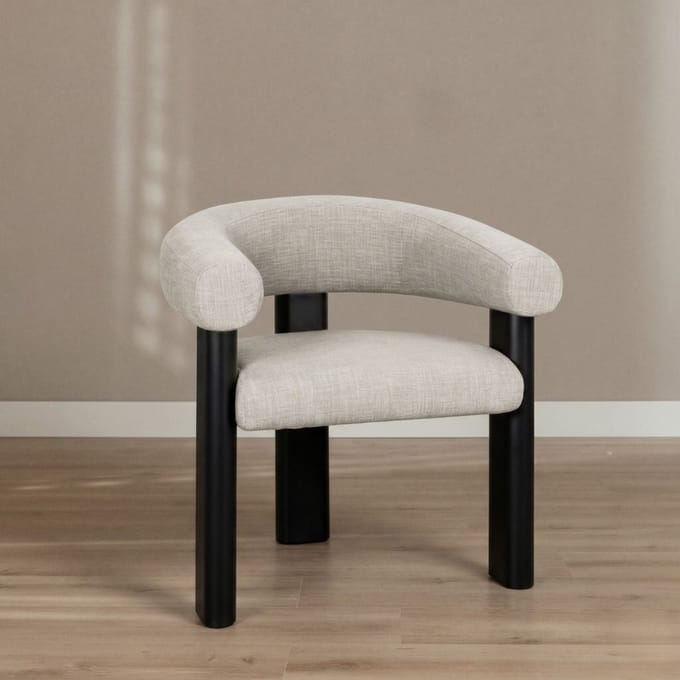Bronx71® Fauteuil Naomi linnen taupe