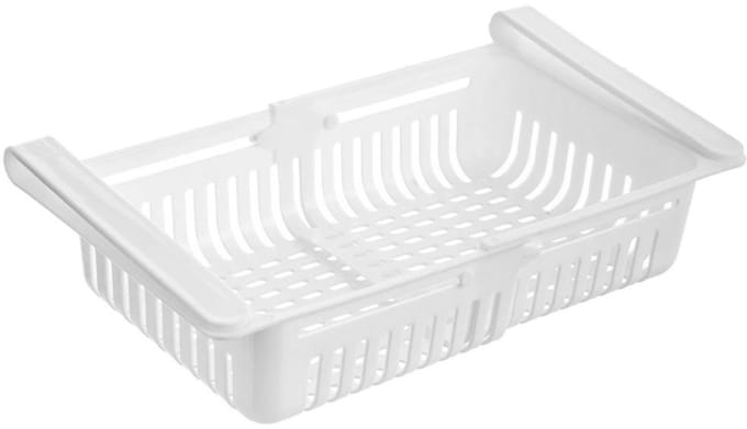 Orion Vilde - Uitrekbare Koelkast Organizer - 21-28,7 cm - Wit - Duurzaam