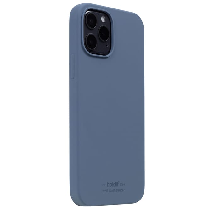 Holdit Silicone Case geschikt voor Apple iPhone 12 (Pro) - Pacific Blue