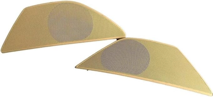 Speaker Roosters - Deur Grilles - Auto Interieur - Directe Vervanging - Set van Twee - Beige