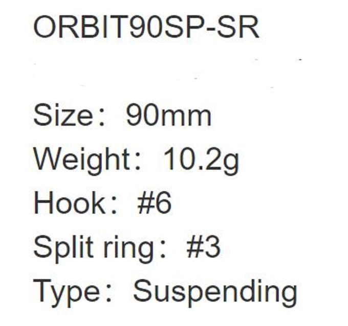 Zipbaits Orbit 90 SP SR Suspend Aas 978 (3461)