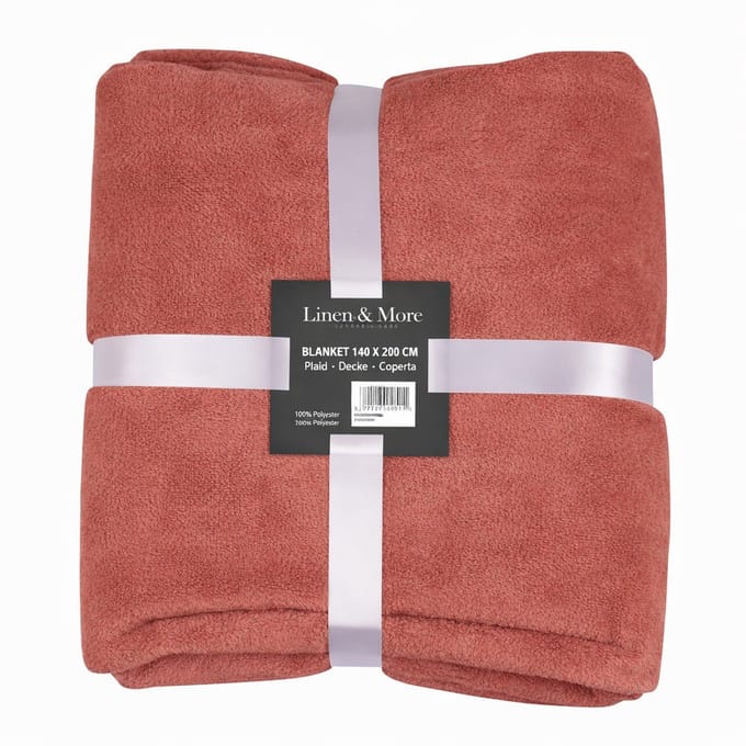Plaid Marmaris Roze 140x200cm