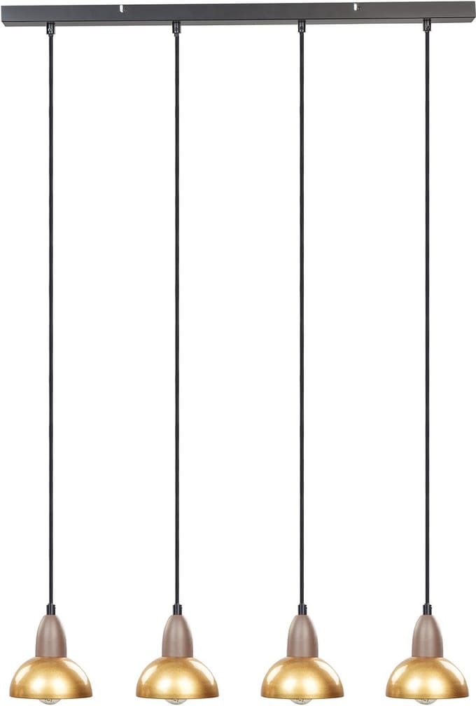 CASTALY - Hanglamp 4 lampen - Messing - Metaal