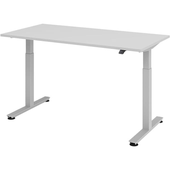 XMST 16 S | Bureau - Grijs 160 x 80 Tafelhoogte I Elektrisch in hoogte verstelbaar