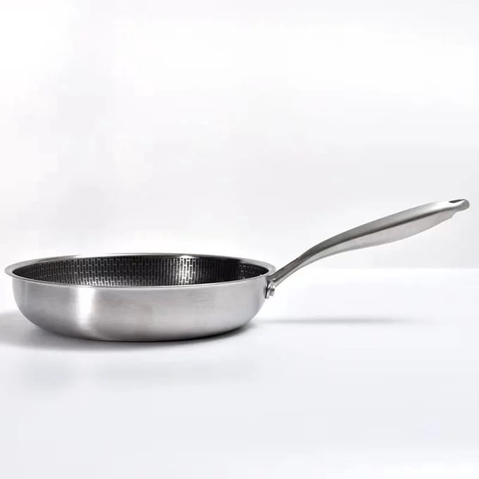 Cheffinger Hapjespan 24cm - RVS - Honingraat - Inductie