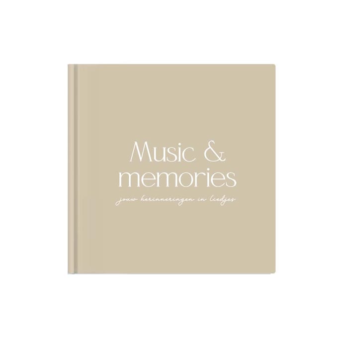 Writemoments Music & memories - Muzikale herinneringen boek