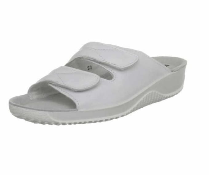 Rohde Leren Dames Slippers - Wit - 39
