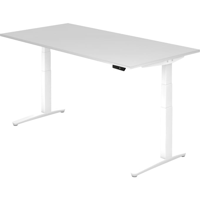 XBHM 2E WW | Bureau - Wit 200 x 100 Tafelhoogte I Elektrisch in hoogte verstelbaar
