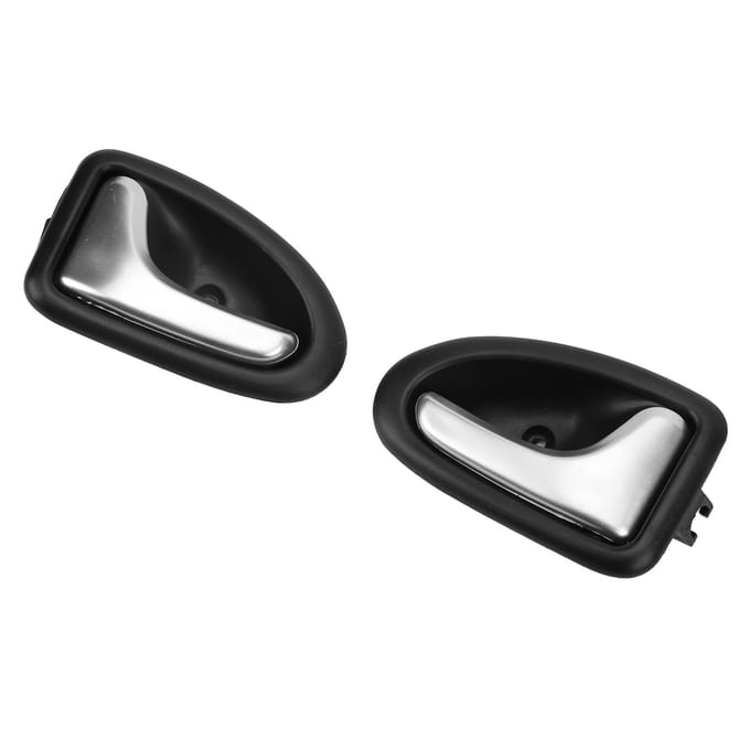 2 STUKS Auto Interieur Deurklink Mat Zilver 7700353282 Vervanging voor Master 1998?2007 black