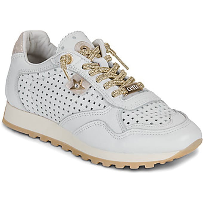 Lage Sneakers Cetti C-848-SRA-V26-NATURE-BLANCO-ORO