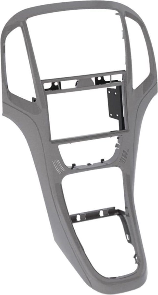 2-DIN Paneel geschikt voor Opel Astra J (P-J) 2009-2018 Kleur: Titanium Grijs