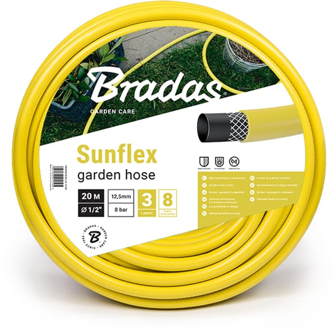 Bradas SUNFLEX Tuinslang 5/8" - 30m