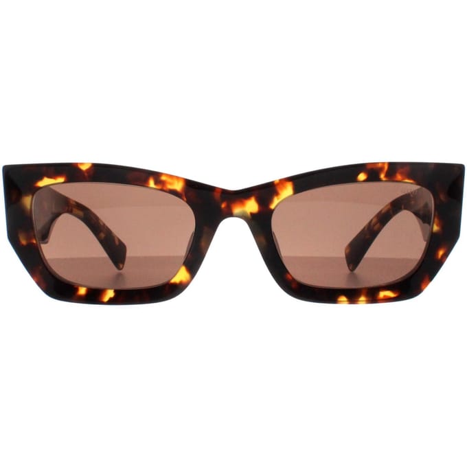 Miu Miu Vierkante Zonnebril Dames zonnebril Zwart SMU09W-EVAU-FE06B-C-053 Default Packaging