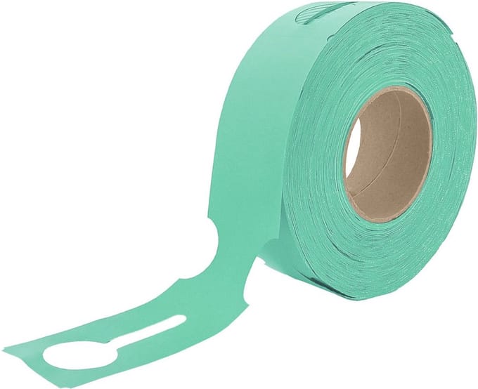 CombiCraft Grote sleufetiketten 273,5x59mm groen - per 500 stuks