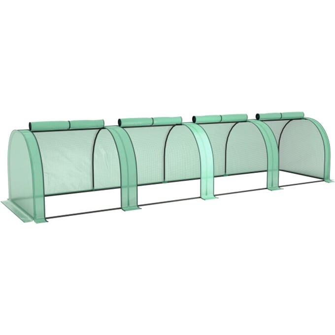 4goodz Kweekkas met Raam 395x100x80 cm - foliekas