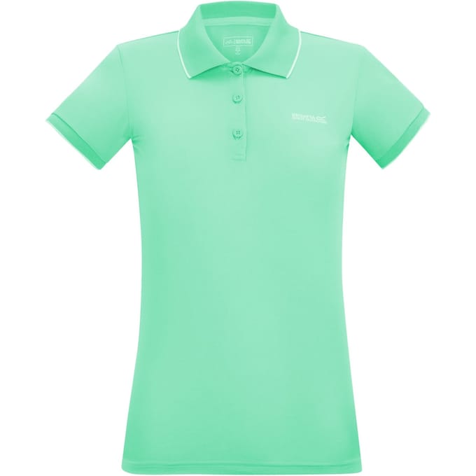 Regatta Dames/dames Remex II Polo Hals T-Shirt (Ijsgroen Solid)